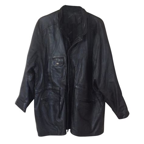 Vestes en cuir Saint Laurent pour Homme 